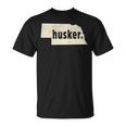 Nebraska State Nickname Husker [Distressed] T-Shirt